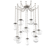 Hammerton SNB0069-12-BS-ZC-CH2-L3 - Cosmos LED Multi Light Pendant Beige Silver