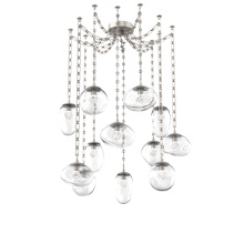Hammerton SNB0069-12-BS-ZC-CH3-L1 - Cosmos LED Multi Light Pendant Beige Silver