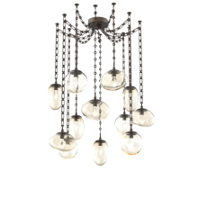 Hammerton SNB0069-12-FB-GA-CH3-L3 - Cosmos LED Multi Light Pendant Flat Bronze