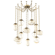 Hammerton SNB0069-12-GB-ZA-CH1-L1 - Cosmos LED Multi Light Pendant Gilded Brass