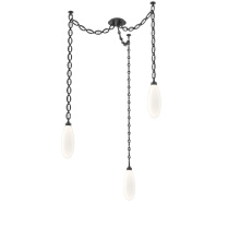 Hammerton SNB0071-03-MB-WL-CH2-L3 - Fiori Multi Light Pendant Matte Black