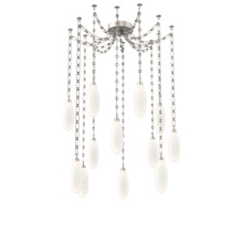 Hammerton SNB0071-12-BS-WL-CH3-L3 - Fiori Multi Light Pendant Beige Silver