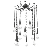Hammerton SNB0078-12-MB-C-CH3-L3 - Raindrop Multi Light Pendant Matte Black