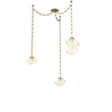 Hammerton SNB0089-03-GB-A-CH1-L1 - Mesa Multi Light Pendant Gilded Brass
