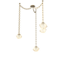 Hammerton SNB0089-03-GB-A-CH2-L3 - Mesa Multi Light Pendant Gilded Brass