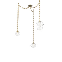 Hammerton SNB0089-03-GB-C-CH3-L1 - Mesa Multi Light Pendant Gilded Brass