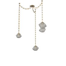 Hammerton SNB0089-03-GB-S-CH3-L1 - Mesa Multi Light Pendant Gilded Brass