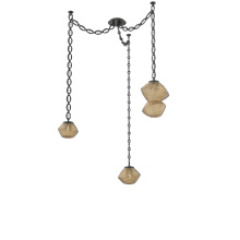 Hammerton SNB0089-03-MB-B-CH2-L3 - Mesa Multi Light Pendant Matte Black