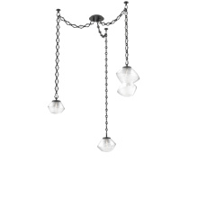 Hammerton SNB0089-03-MB-C-CH1-L1 - Mesa Multi Light Pendant Matte Black