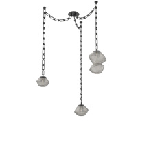 Hammerton SNB0089-03-MB-S-CH3-L3 - Mesa Multi Light Pendant Matte Black