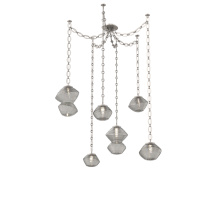 Hammerton SNB0089-06-BS-S-CH2-L3 - Mesa Multi Light Pendant Beige Silver