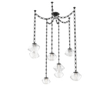 Hammerton SNB0089-06-MB-C-CH3-L3 - Mesa Multi Light Pendant Matte Black