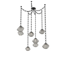 Hammerton SNB0089-06-MB-S-CH3-L3 - Mesa Multi Light Pendant Matte Black