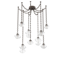 Hammerton SNB0089-09-FB-C-CH1-L1 - Mesa Multi Light Pendant Flat Bronze