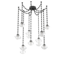 Hammerton SNB0089-09-MB-C-CH3-L1 - Mesa Multi Light Pendant Matte Black