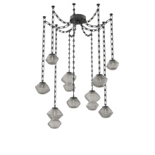 Hammerton SNB0089-09-MB-S-CH3-L3 - Mesa Multi Light Pendant Matte Black