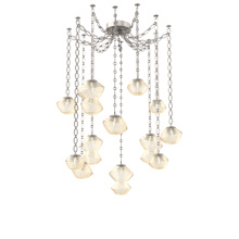 Hammerton SNB0089-12-BS-A-CH2-L1 - Mesa Multi Light Pendant Beige Silver