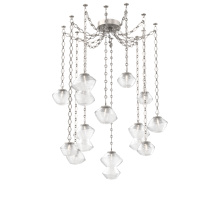 Hammerton SNB0089-12-BS-C-CH1-L3 - Mesa Multi Light Pendant Beige Silver
