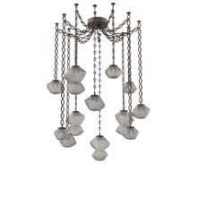 Hammerton SNB0089-12-FB-S-CH2-L1 - Mesa Multi Light Pendant Flat Bronze