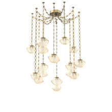 Hammerton SNB0089-12-GB-A-CH1-L3 - Mesa Multi Light Pendant Gilded Brass