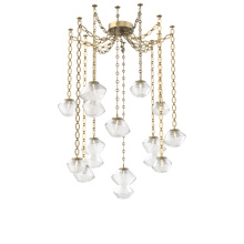 Hammerton SNB0089-12-GB-C-CH2-L3 - Mesa Multi Light Pendant Gilded Brass