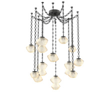 Hammerton SNB0089-12-MB-A-CH1-L3 - Mesa Multi Light Pendant Matte Black