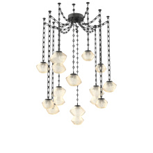 Hammerton SNB0089-12-MB-A-CH3-L3 - Mesa Multi Light Pendant Matte Black