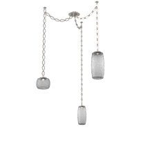 Hammerton SNB0091-03-BS-S-CH2-L3 - Vessel Multi Light Pendant Beige Silver