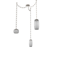 Hammerton SNB0091-03-BS-S-CH3-L3 - Vessel Multi Light Pendant Beige Silver