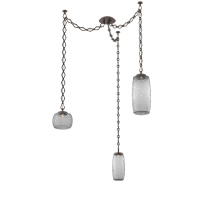 Hammerton SNB0091-03-FB-S-CH1-L1 - Vessel Multi Light Pendant Flat Bronze
