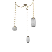 Hammerton SNB0091-03-GB-S-CH1-L3 - Vessel Multi Light Pendant Gilded Brass