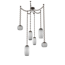 Hammerton SNB0091-06-FB-S-CH2-L3 - Vessel Multi Light Pendant Flat Bronze