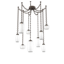 Hammerton SNB0091-09-FB-C-CH2-L3 - Vessel Multi Light Pendant Flat Bronze