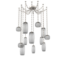 Hammerton SNB0091-12-BS-S-CH2-L3 - Vessel Multi Light Pendant Beige Silver