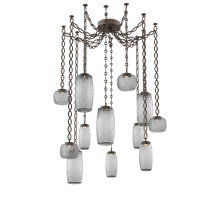 Hammerton SNB0091-12-FB-S-CH2-L3 - Vessel Multi Light Pendant Flat Bronze