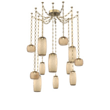Hammerton SNB0091-12-GB-B-CH1-L1 - Vessel Multi Light Pendant Gilded Brass