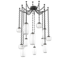 Hammerton SNB0091-12-MB-C-CH2-L3 - Vessel Multi Light Pendant Matte Black