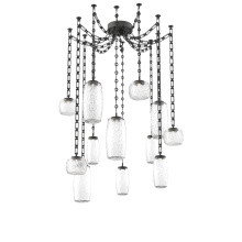 Hammerton SNB0091-12-MB-C-CH3-L1 - Vessel Multi Light Pendant Matte Black