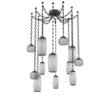 Hammerton SNB0091-12-MB-S-CH1-L1 - Vessel Multi Light Pendant Matte Black
