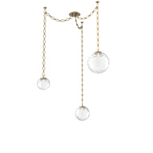 Hammerton SNB0092-03-GB-C-CH1-L1 - Gaia Multi Light Pendant Gilded Brass