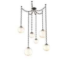 Hammerton SNB0092-06-FB-A-CH1-L3 - Gaia Multi Light Pendant Flat Bronze