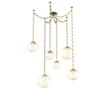 Hammerton SNB0092-06-GB-A-CH1-L1 - Gaia Multi Light Pendant Gilded Brass