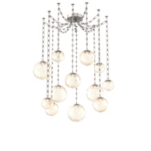Hammerton SNB0092-12-BS-A-CH3-L3 - Gaia Multi Light Pendant Beige Silver