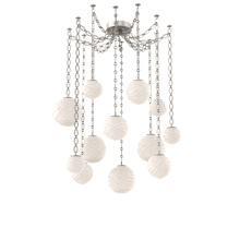 Hammerton SNB0092-12-BS-WL-CH2-L3 - Gaia Multi Light Pendant Beige Silver