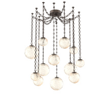 Hammerton SNB0092-12-FB-A-CH1-L3 - Gaia Multi Light Pendant Flat Bronze