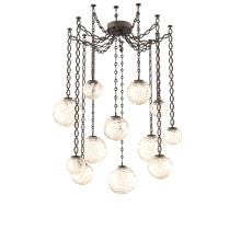 Hammerton SNB0092-12-FB-A-CH2-L1 - Gaia Multi Light Pendant Flat Bronze