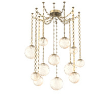 Hammerton SNB0092-12-GB-A-CH2-L3 - Gaia Multi Light Pendant Gilded Brass
