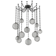 Hammerton SNB0092-12-MB-S-CH3-L1 - Gaia Multi Light Pendant Matte Black