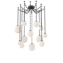 Hammerton SNB0092-12-MB-WL-CH1-L3 - Gaia Multi Light Pendant Matte Black