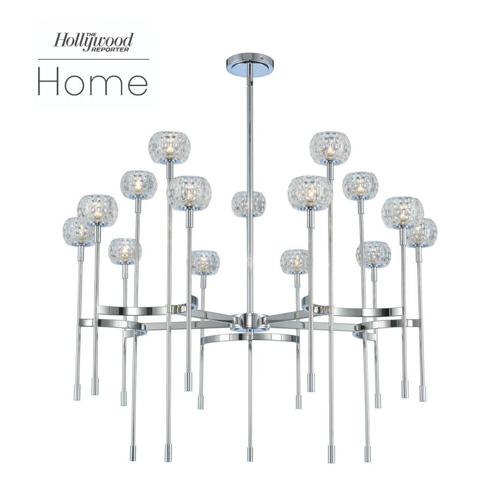 Mae 10+5 LT 2 Tier Chandelier